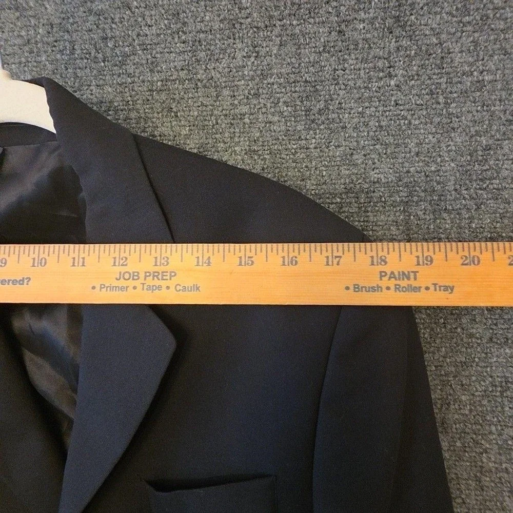 DKNY Suit Jacket Mens 38 Blue 100% Wool Canada Single Breasted Formal Business